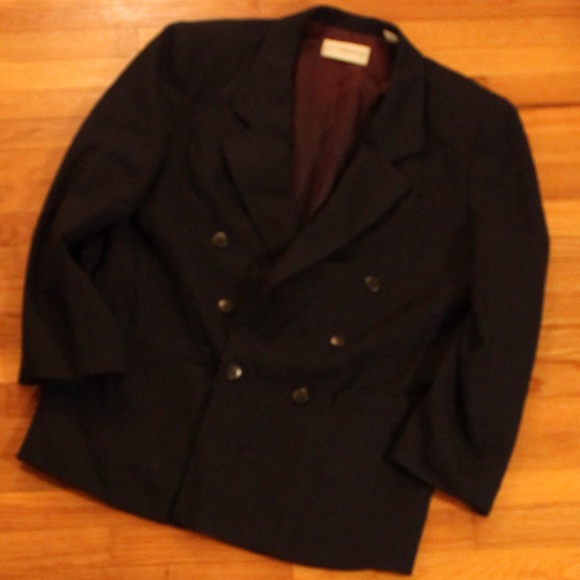 Liz Claiborne Jackets & Blazers - Liz Claiborne Double Breasted Navy Blue Jacket